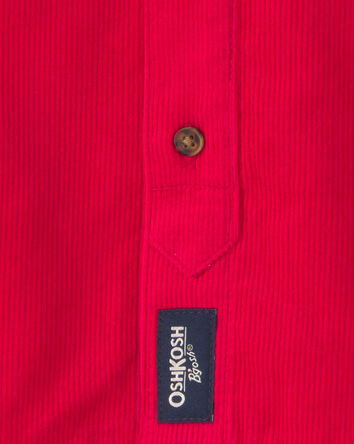 Toddler Boy Corduroy Jacket - Red, 