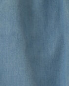 Toddler Boy Chambray Straight-Leg Pant - Light Wash, image 3 of 4 slides