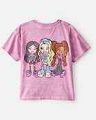 Filles - T-shirt imprim&eacute; &agrave; manches courtes Bratz - Rose, image 2 sur 4 diapositives