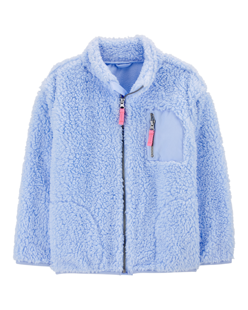 Kids Girls Kid Zip Up Fleece Jacket 4 Carter s