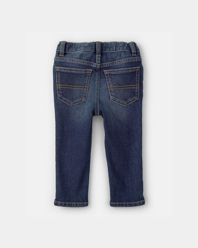 Baby Classic Jeans In Rail Tie True Blue Wash, image 2 of 4 slides