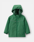 Toddler Boy Midweight Fleece Lined Jacket- Green, image 1 of 3 slides