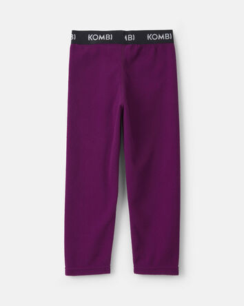 Toddler Girl Kombi Base Layer Fleece Bottom - Berry, 