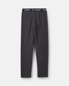 Boys Kombi Base Layer Fleece Bottom - Charcoal, image 2 of 3 slides