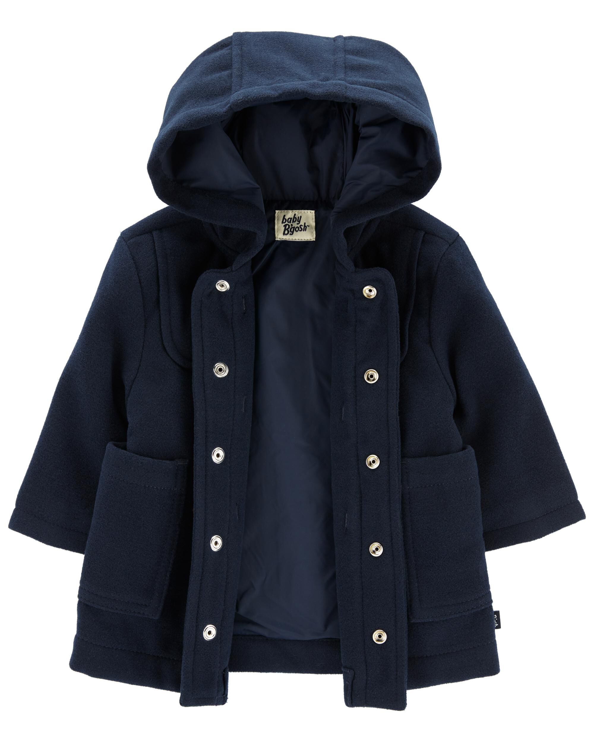 Hooded Toggle Pea Coat