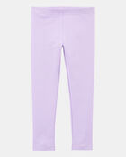 B&eacute;b&eacute; fille - Legging extensible en coton, image 1 sur 2 diapositives