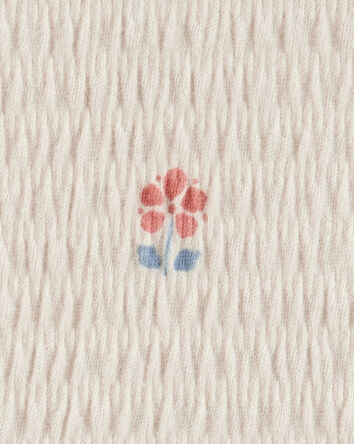 Bébé Ensemble 2 pièces haut à basque imprimé fleurs et short, 