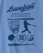 Boys Baseball Champions Graphic Tee - Blue, image 2 of 3 slides