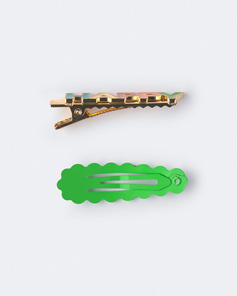 Tout-petit - Emballage de 4 barrettes &agrave; cheveux, image 3 sur 3 diapositives