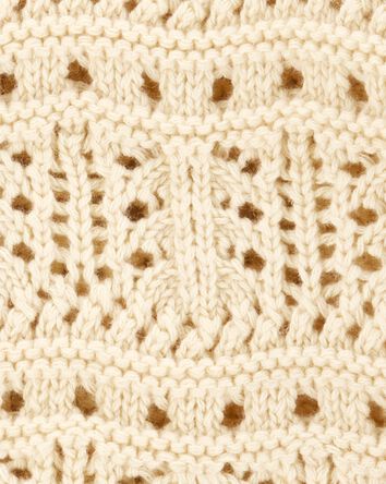 Baby Pointelle Cardigan - Cream, 