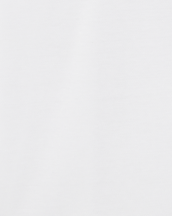 Kid Pique Uniform Polo Shirt - White, 