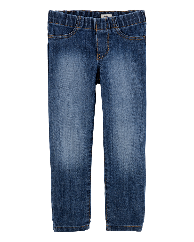 Baby Girl Skinny Jeans in Dark Rinse, image 1 of 4 slides