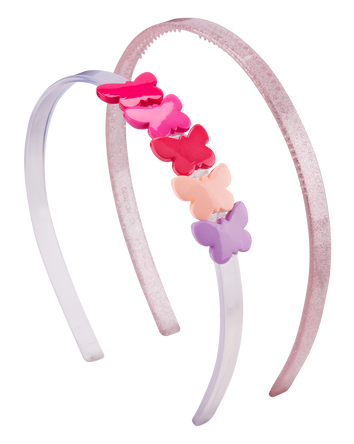 2-Pack Butterfly Headbands, 
