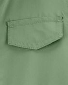 Bébé Blouson léger doublé de molleton vert olive, image 3 sur 3 diapositives