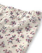 Baby Girl 2-Pack Recycled Fleece Bottoms Made with Organic Cotton, image 5 of 5 slides