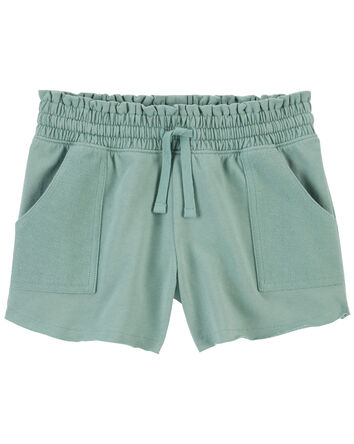 French Terry Pull-On Shorts, 