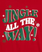 Adult 2-Piece Christmas Jingle All The Way 100% Snug Fit Cotton Pyjamas, image 2 of 3 slides