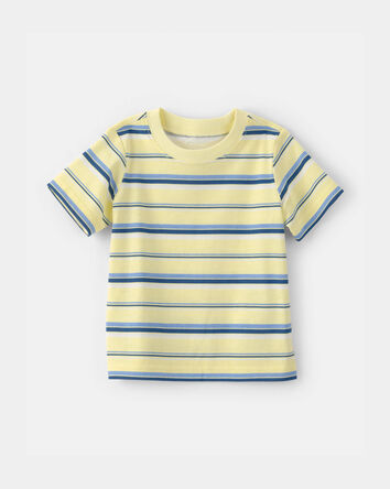 B&eacute;b&eacute; - T-shirt &agrave; rayures - Jaune/Bleu, 
