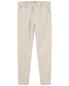 Boys Flat Front Chino Pants, image 1 of 2 slides