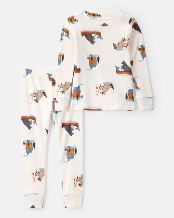 Toddler 2-Piece Woodland Creatures 100% Snug Fit Cotton Pyjamas, 