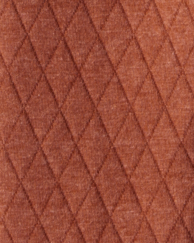 Toddler Boy 2-Piece Hooded Tee & Pant Set - Rust, image 3 of 4 slides