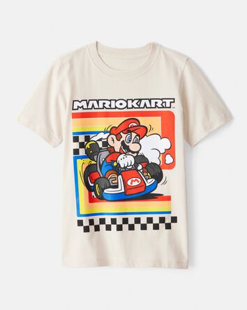 Boys Mario Kart &trade; Short-Sleeve Graphic Tee - Cream, 