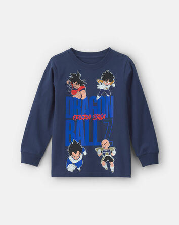 Boys 'Dragon Ball Z' Long-Sleeve Graphic Tee - Navy Blue, 