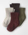 Olive, Brown, Cream, Red