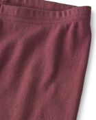 Toddler Girl 2-Piece Organic Cotton Pointelle Pajamas, image 2 of 4 slides