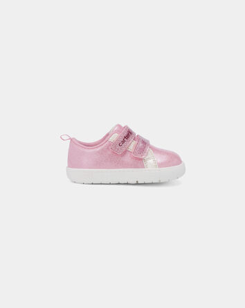 Baby Girl Every Step&reg; First Walker Shimmer Sneakers - Pink, 
