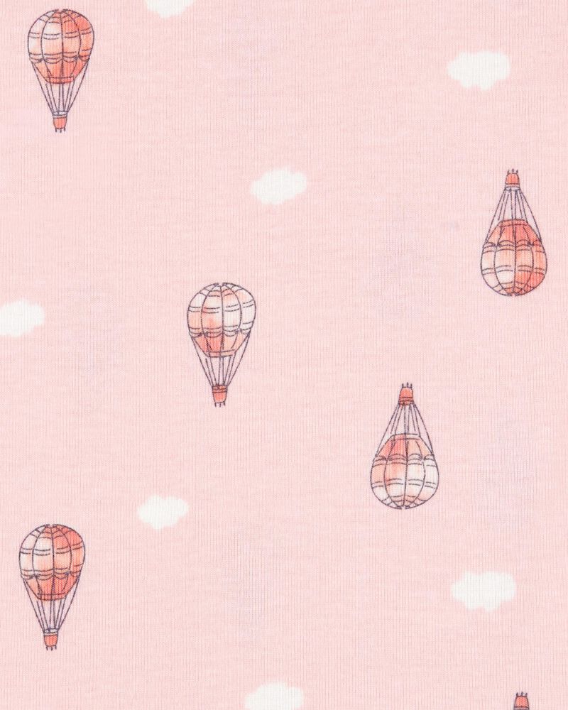 Toddler Girl 4-Piece Air Balloon Cotton Pyjamas, image 4 of 5 slides