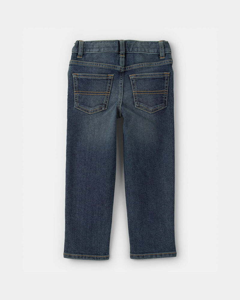 Tout-petit neutre - Jeans droit - d&eacute;lavage teint&eacute; authentique, image 2 sur 3 diapositives