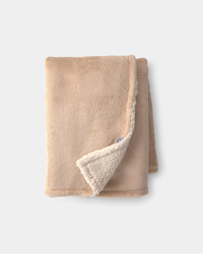 Boys Kombi  Velboa Blanket - Tan, image 1 of 1 slides