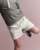 Toddler Boy Tropical Swim Trunks - Sage, image 1 of 7 slides