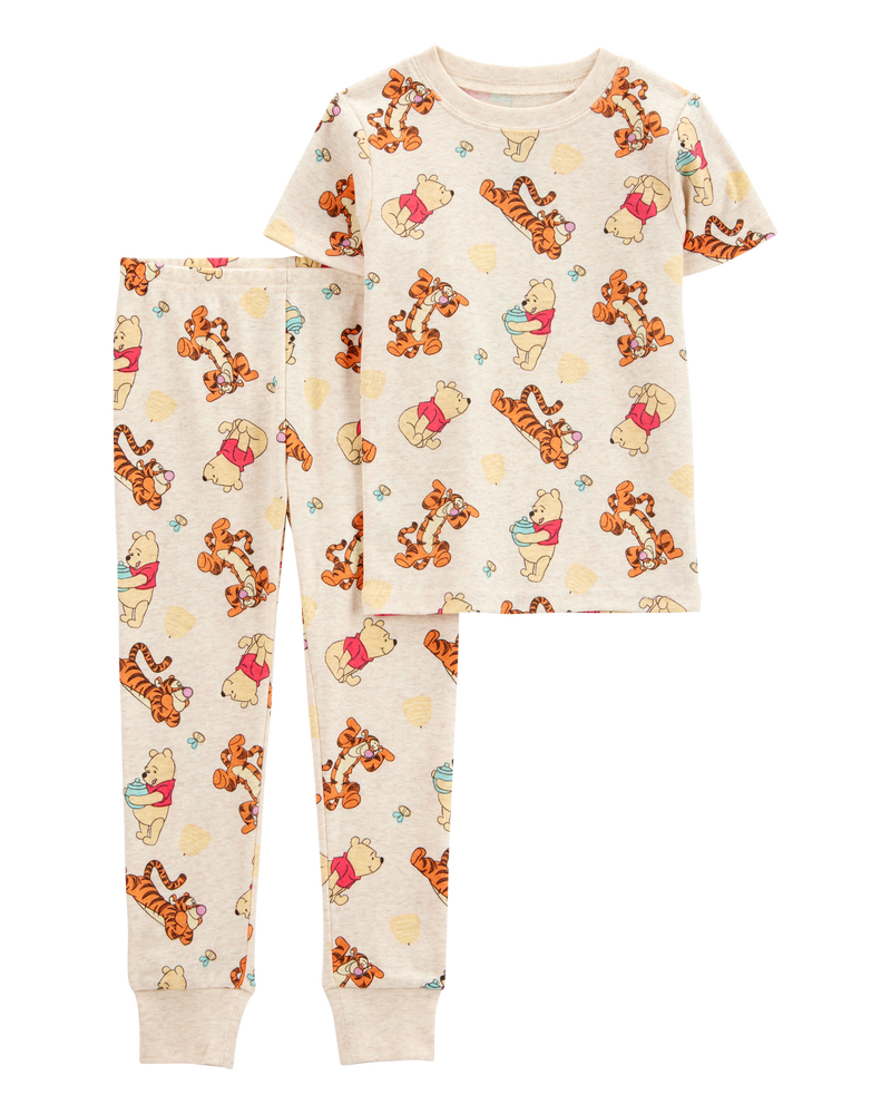 Toddler 2-Piece Winnie The Pooh 100% Snug Fit Cotton Pyjamas, image 1 of 3 slides