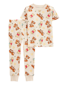 Toddler 2-Piece Winnie The Pooh 100% Snug Fit Cotton Pyjamas, image 1 of 3 slides
