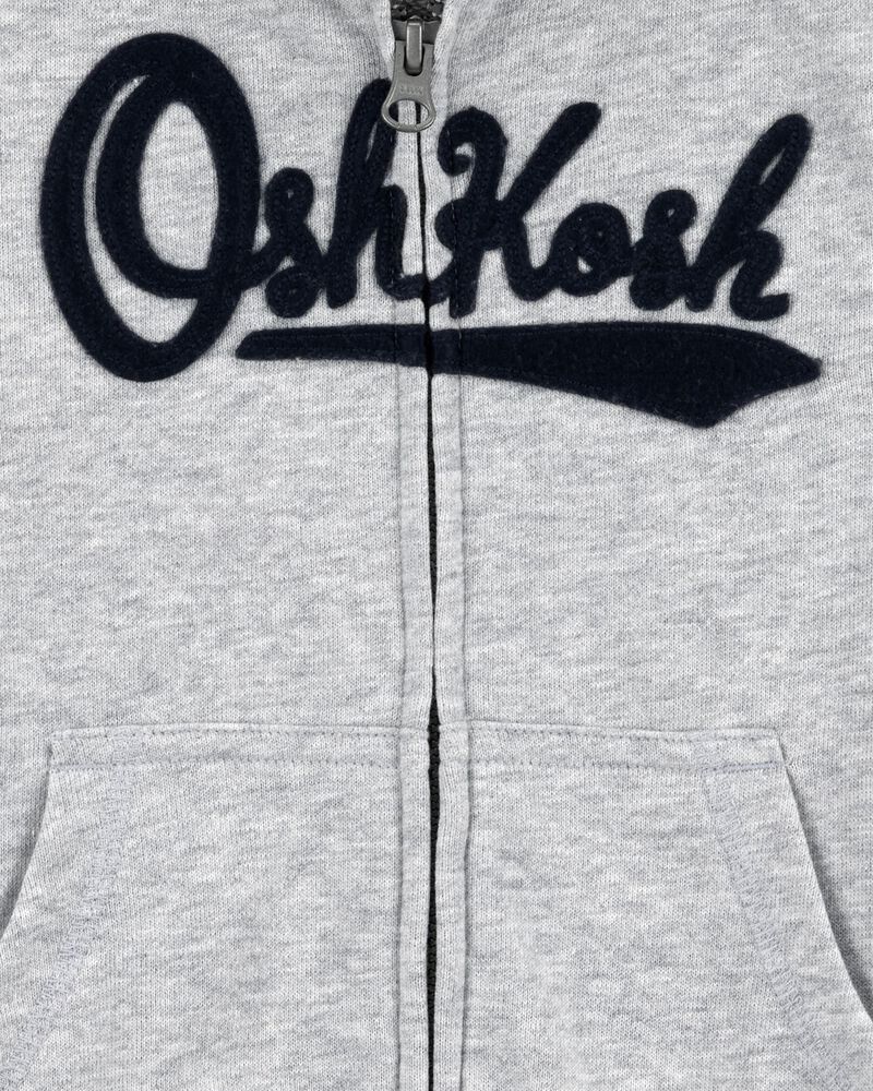 Toddler OshKosh Logo Zip Jacket, image 2 of 3 slides