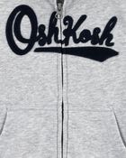 Toddler OshKosh Logo Zip Jacket, image 2 of 3 slides