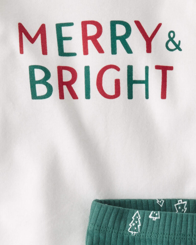 Baby Organic Cotton 2-Piece Merry and Bright Set, image 3 of 5 slides