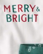 Baby Organic Cotton 2-Piece Merry and Bright Set, image 3 of 5 slides