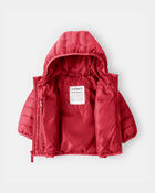 B&eacute;b&eacute; gar&ccedil;on - Blouson matelass&eacute; compact mi-&eacute;paisseur - Rouge, image 6 sur 8 diapositives