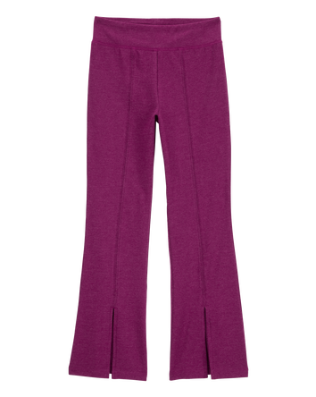 Kid Split Hem High-Rise Pants - Purple, 