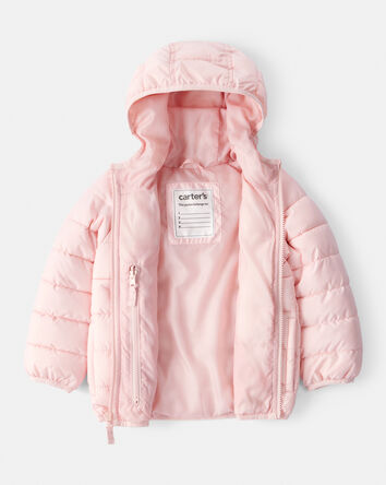 Tout-petit - Blouson matelassé à capuchon - Rose, 
