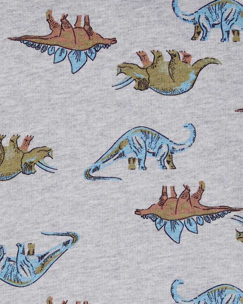 B&eacute;b&eacute; Ensemble 2 pi&egrave;ces chandail &agrave; capuchon &agrave; motif de dinosaure et pantalon, image 2 sur 2 diapositives