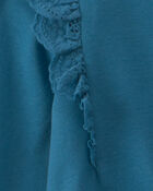 Toddler Girl 2-Piece  French Terry Top & Bee Skirt Set - Blue, image 3 of 5 slides