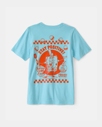 Gar&ccedil;ons - T-shirt &agrave; imprim&eacute; de Bob L'&eacute;ponge de Nickelodeon - Bleu, 