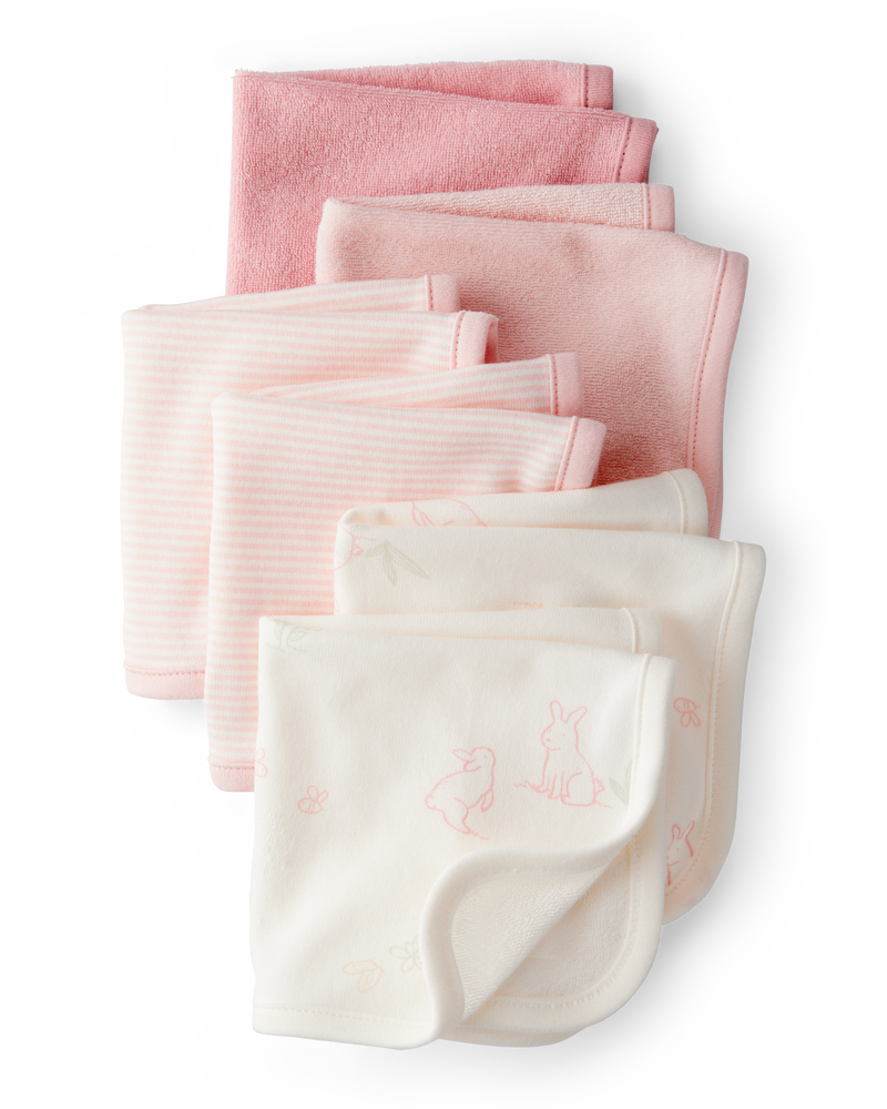 Baby 6-Pack Wash Cloths, image 1 of 2 slides