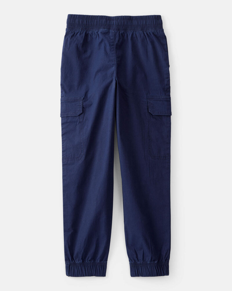 Boys Cotton Fashion Cargo Pants - Navy, image 2 of 5 slides