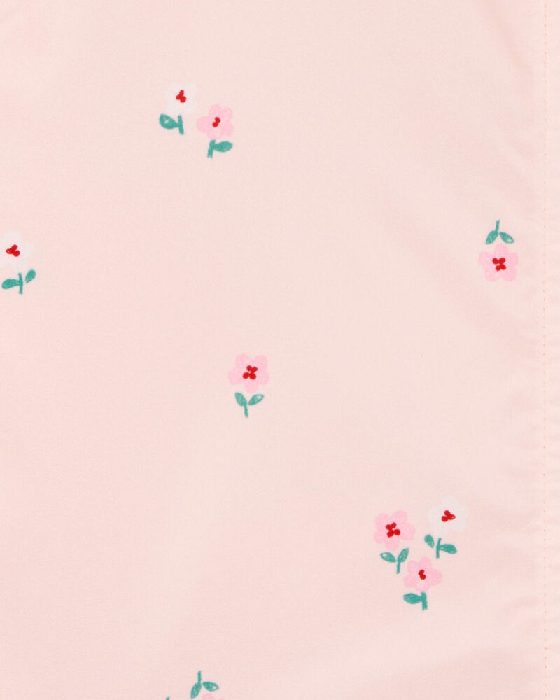 Floral Rain Jacket - Pink, image 3 of 3 slides