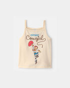 Toddler Girl Pixar&copy; Toy Story 'Cutest Cowgirl' Graphic Tank - Cream, image 1 of 4 slides